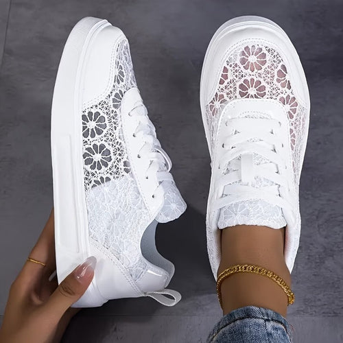 BRUNEL PARIS | Baskets en Dentelle Florale