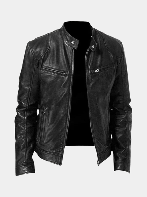 BRUNEL PARIS | VESTE EN CUIR HAUT DE GAMME ÉLÉGANTE POUR HOMME