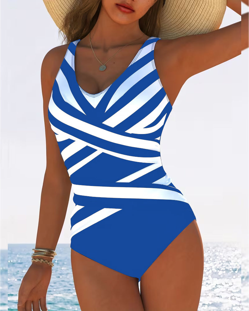 ENSEMBLE TANKINI IMPRIMÉ POUR FEMMES