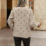 BRUNEL PARIS | PULL EN MAILLE À POIS POUR FEMME