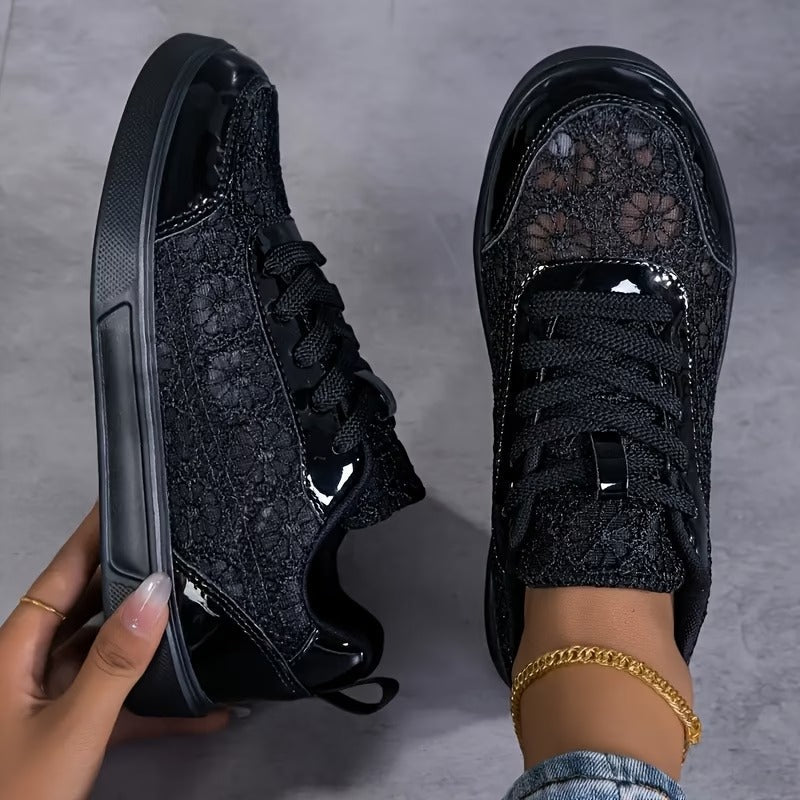 BRUNEL PARIS | Baskets en Dentelle Florale