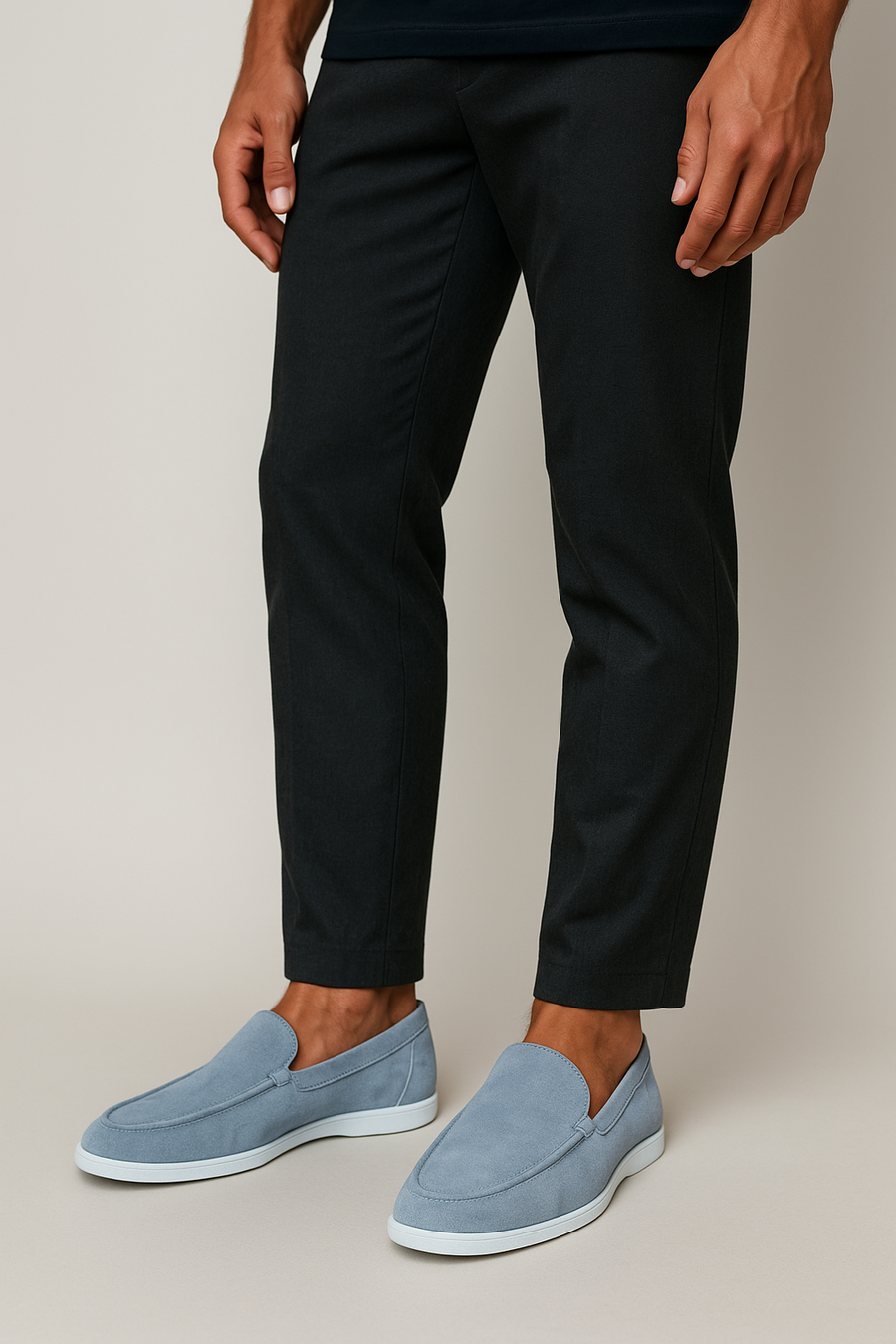 BRUNEL PARIS | Mocassins élégants en daim