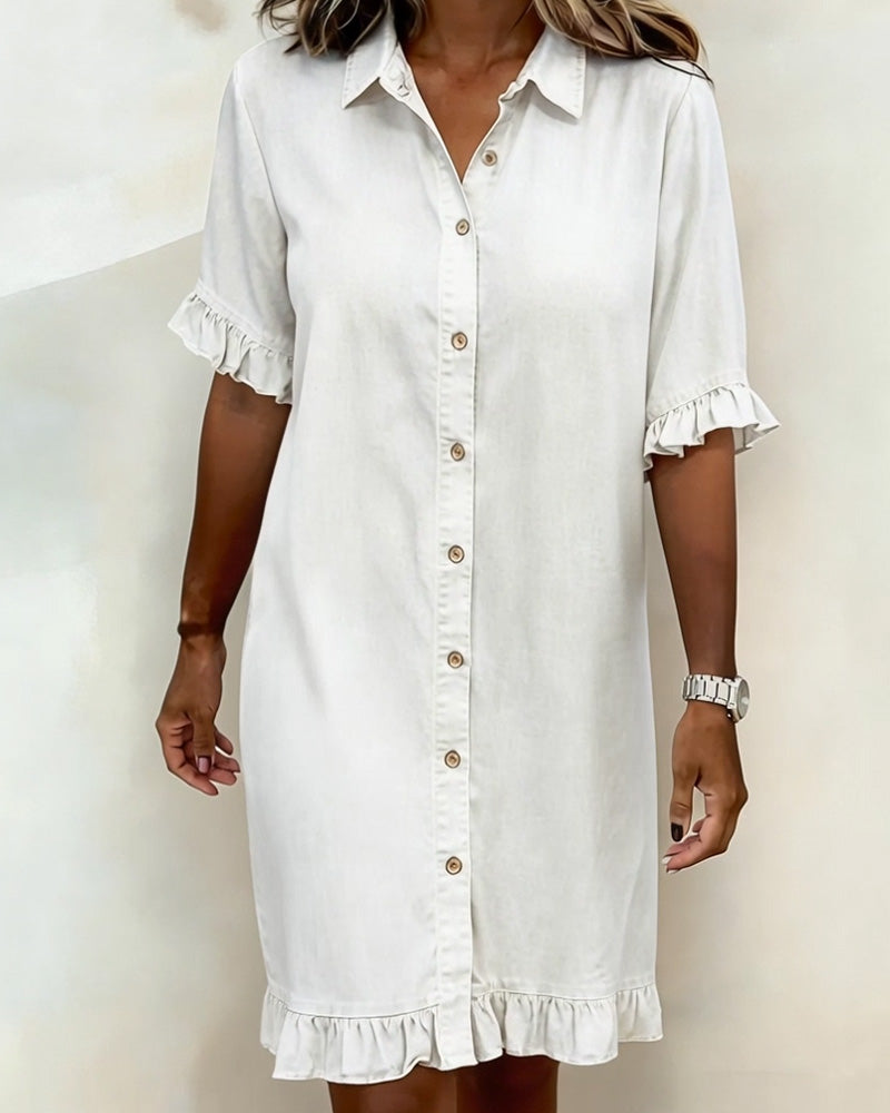 BRUNEL PARIS | Robe Quinn™ Douce Coupe Décontractée Légère Style Casual