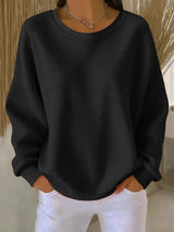 BRUNEL PARIS | PULL OVERSIZE EN MAILLE GAUFRÉE POUR FEMME