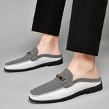 BRUNEL PARIS | Mocassin Sabot en Cuir Homme - Respirant