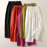 BRUNEL PARIS | Amalia™ - Pantalon fluide en coton et lin