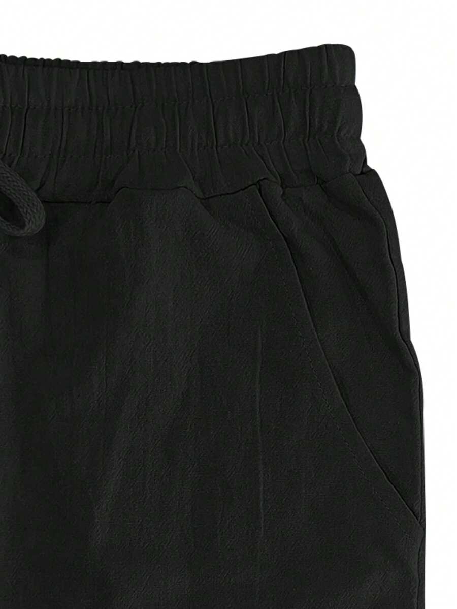 BRUNEL PARIS | PANTALON LÉGER EN LIN AVEC CORDON