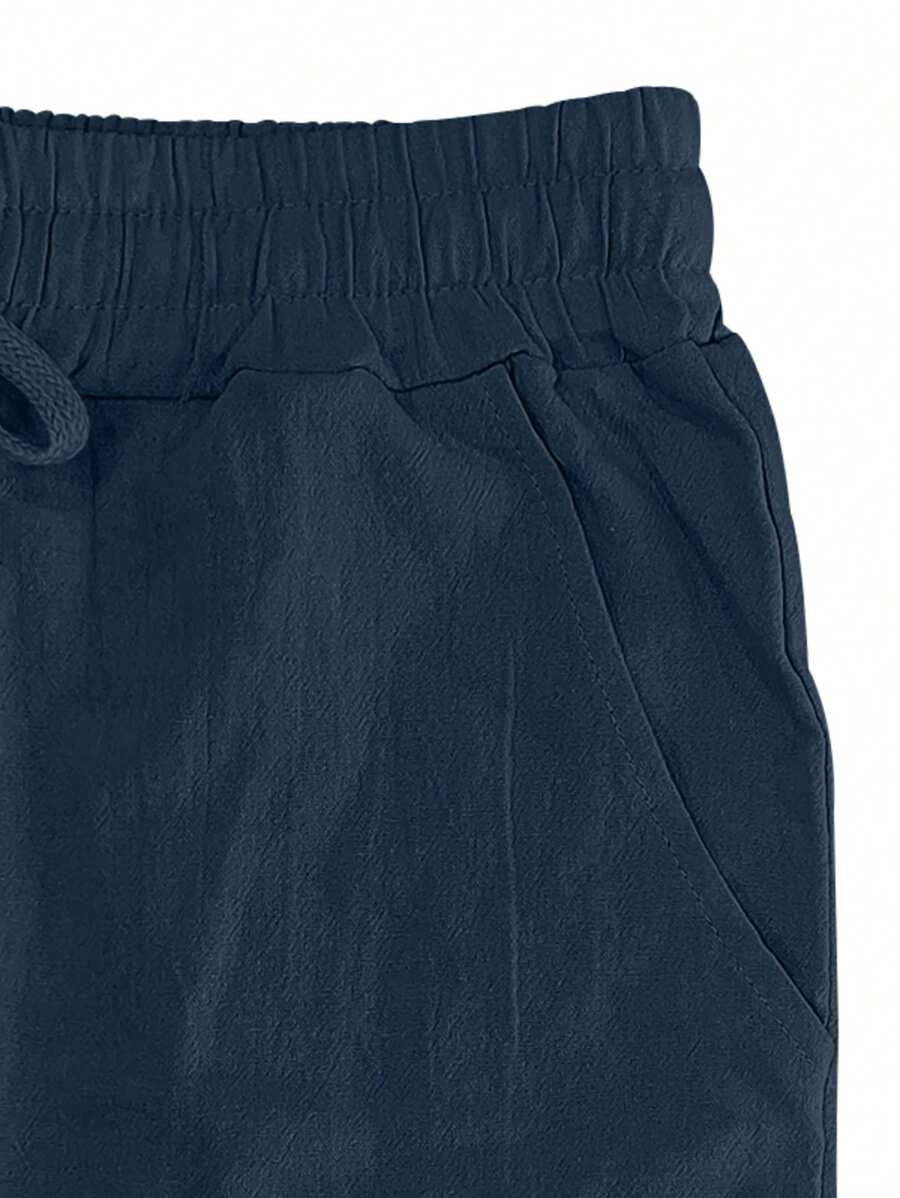 BRUNEL PARIS | PANTALON LÉGER EN LIN AVEC CORDON