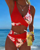 ENSEMBLE TANKINI IMPRIMÉ POUR FEMME