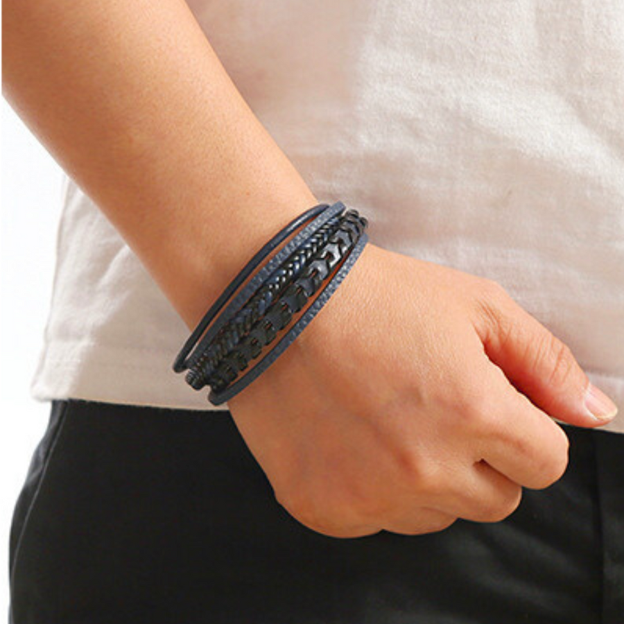 BRUNEL PARIS | BRACELET HOMME EN CUIR DE LUXE