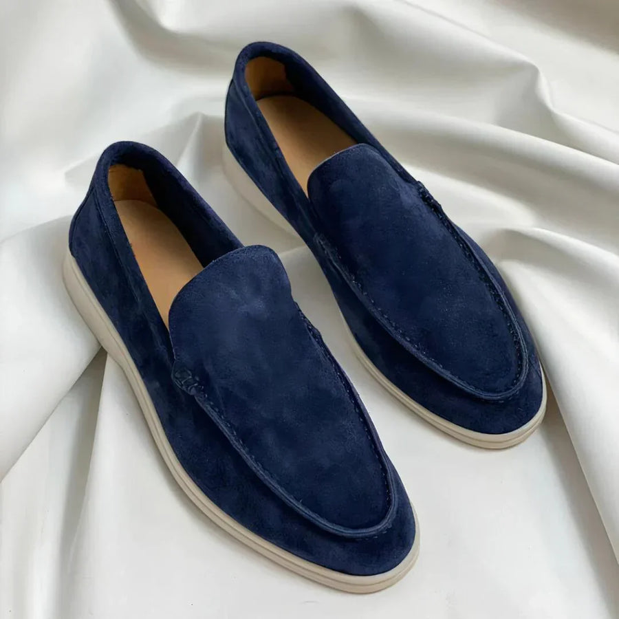 BRUNEL PARIS | Mocassins élégants en daim