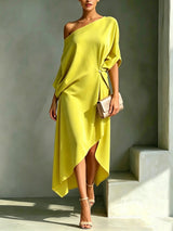 BRUNEL PARIS | Robe asymétrique élégante