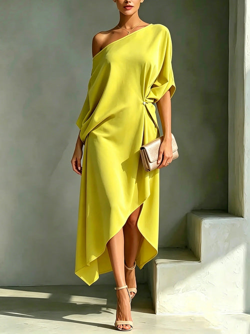 BRUNEL PARIS | Robe asymétrique élégante