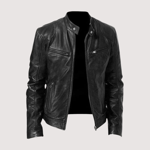 BRUNEL PARIS | VESTE EN CUIR HAUT DE GAMME ÉLÉGANTE POUR HOMME