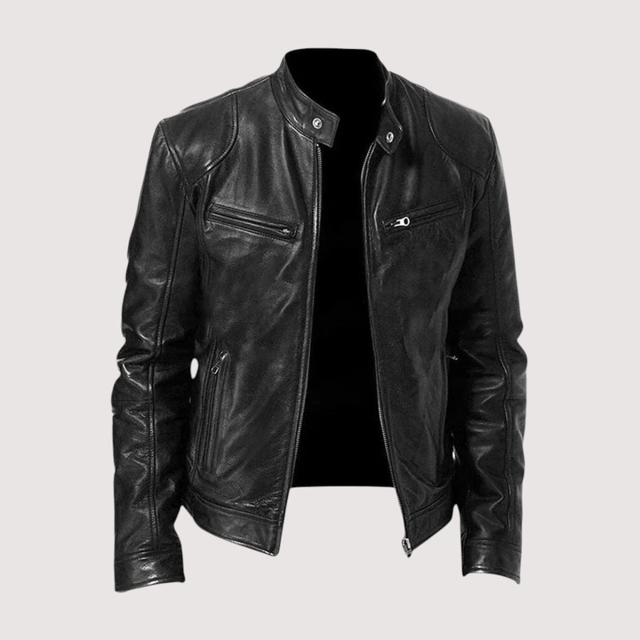 BRUNEL PARIS | VESTE EN CUIR HAUT DE GAMME ÉLÉGANTE POUR HOMME
