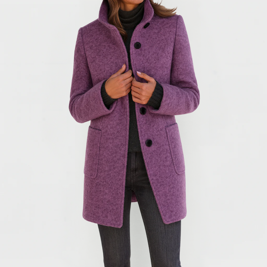 BRUNEL PARIS | Manteau en laine coupe midi