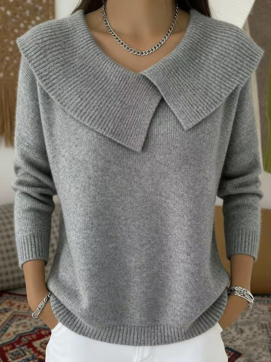 BRUNEL PARIS | PULL COL CLASSIQUE POUR FEMME