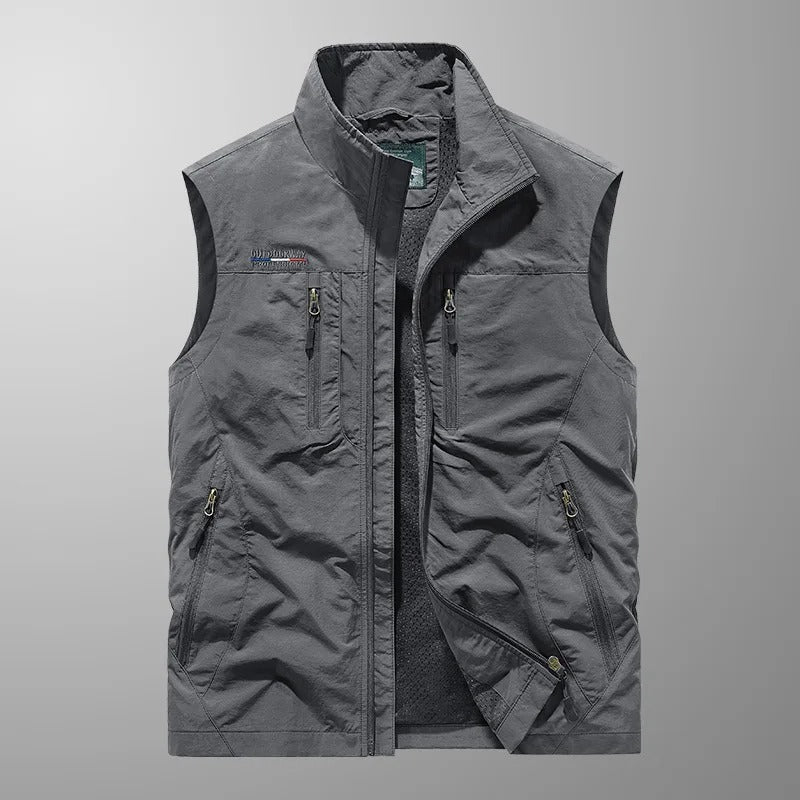 BRUNEL PARIS | Gilet de Charge Respirant avec Multiples Poches