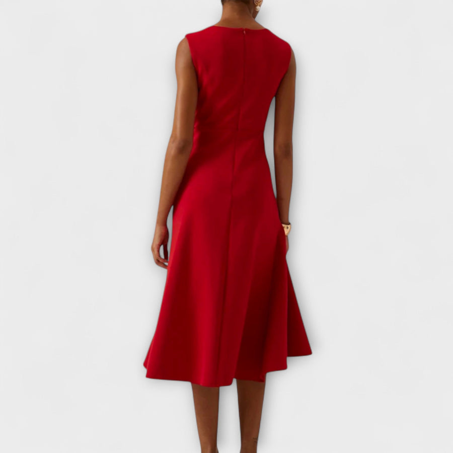 BRUNEL PARIS | Robe Midi Asymétrique Drapée