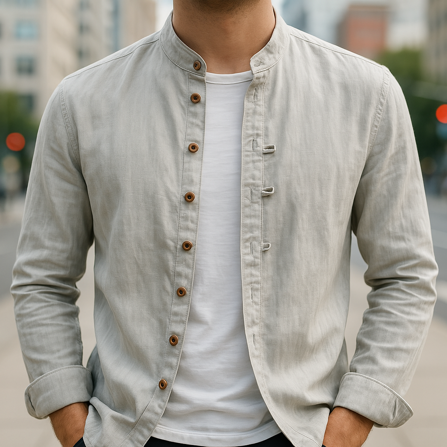 BRUNEL PARIS | CHEMISE EN LIN ET COTON