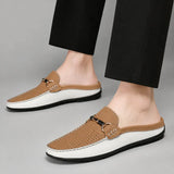 BRUNEL PARIS | Mocassin Sabot en Cuir Homme - Respirant