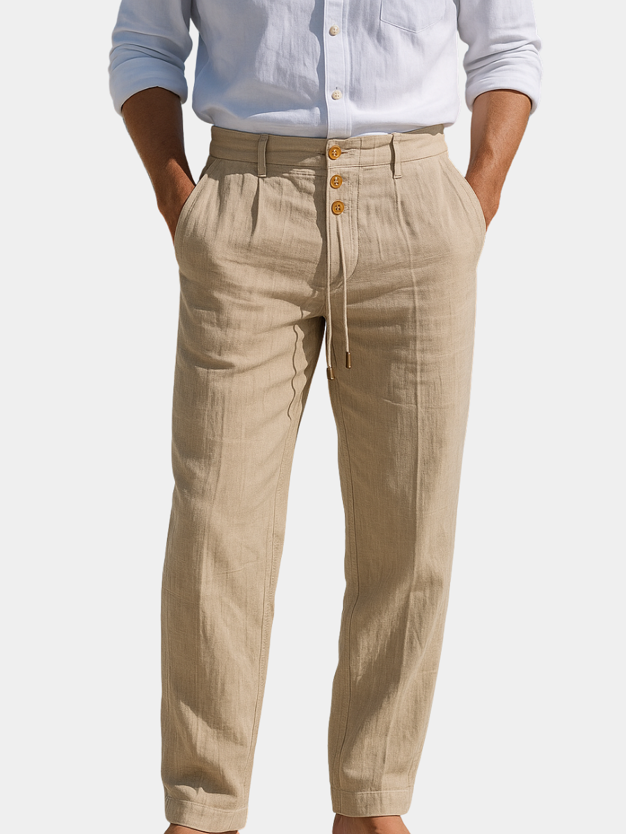 BRUNEL PARIS | PANTALON D'ÉTÉ EN LIN LÉGER
