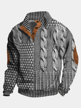 BRUNEL PARIS | PULLOVER CHAUD À MOTIF