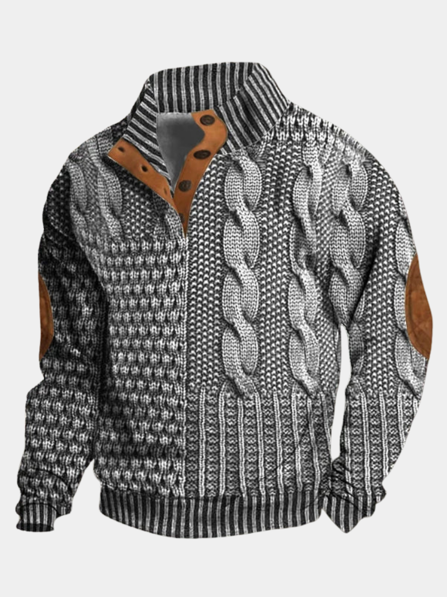BRUNEL PARIS | PULLOVER CHAUD À MOTIF