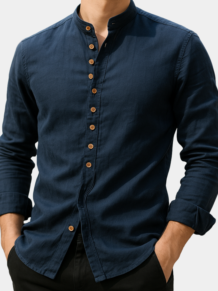 BRUNEL PARIS | CHEMISE EN LIN ET COTON