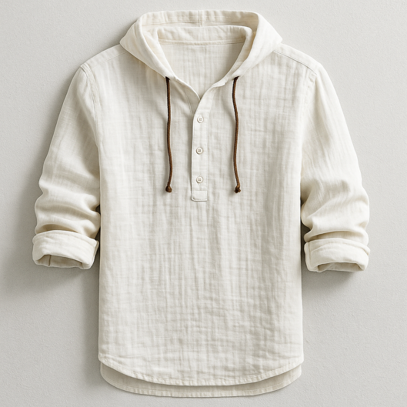 BRUNEL PARIS | CHEMISE DE LUXE AVEC CAPUCHE