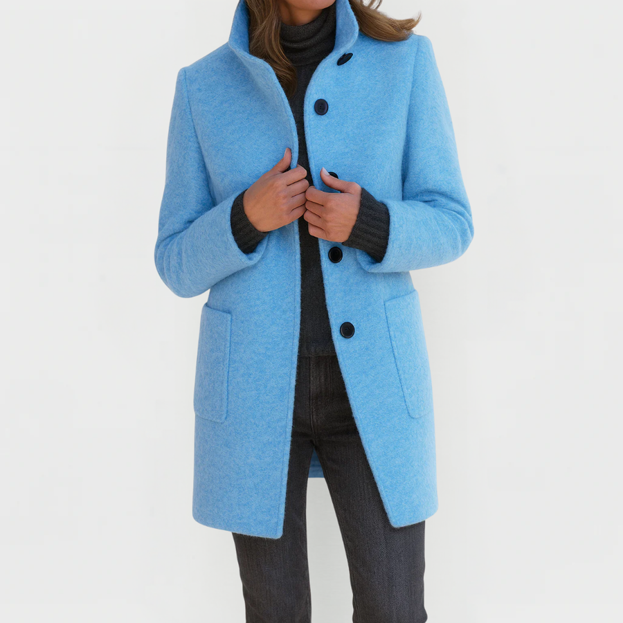 BRUNEL PARIS | Manteau en laine coupe midi