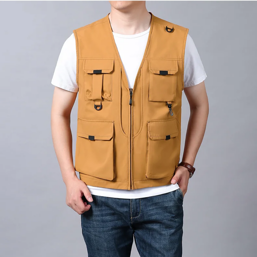 BRUNEL PARIS | Gilet cargo élégant et décontracté