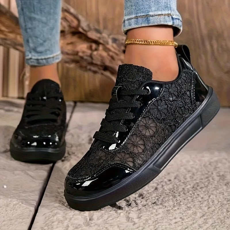 BRUNEL PARIS | Baskets en Dentelle Florale