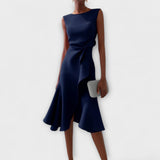 BRUNEL PARIS | Robe Midi Asymétrique Drapée