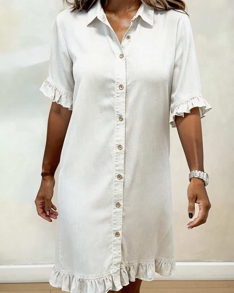 BRUNEL PARIS | Robe Quinn™ Douce Coupe Décontractée Légère Style Casual