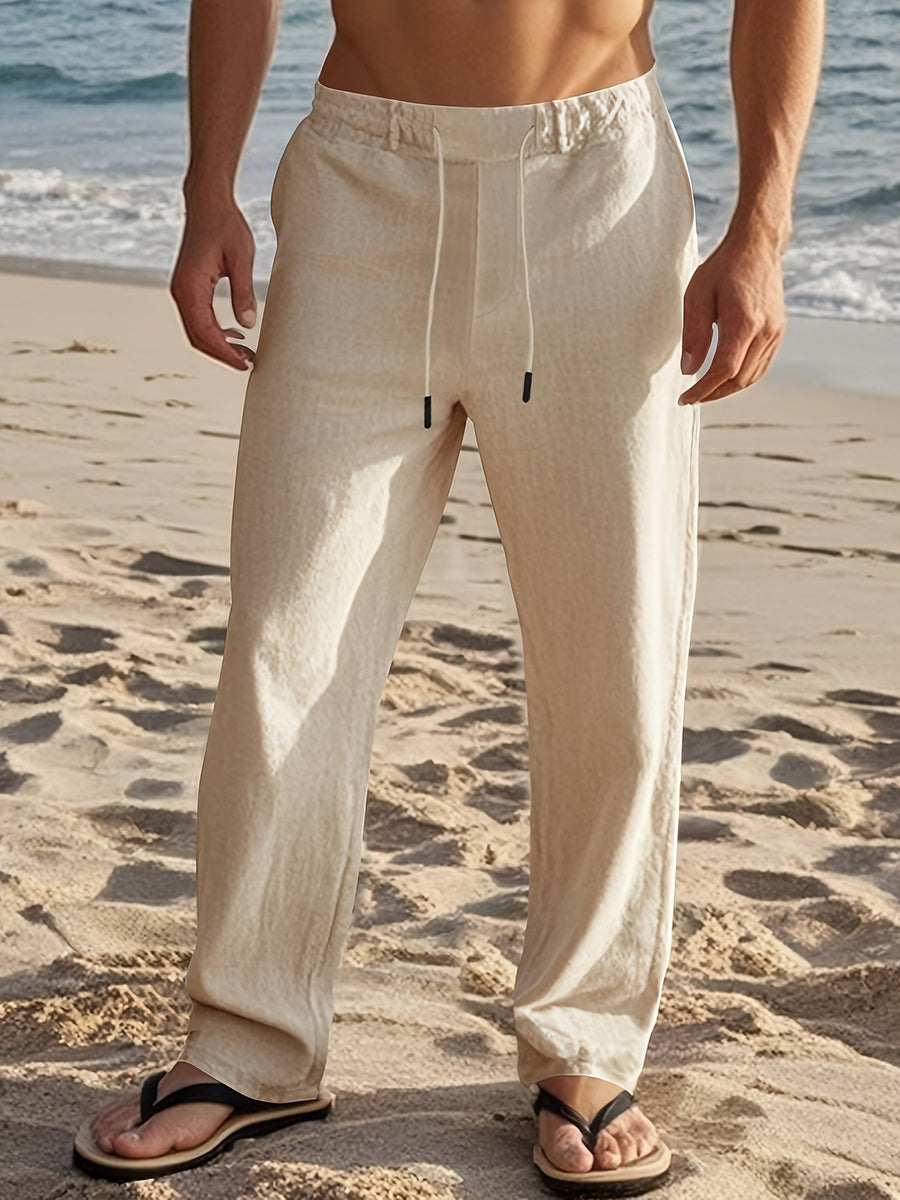 BRUNEL PARIS | PANTALON EN LIN POUR HOMMES