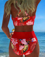 ENSEMBLE TANKINI IMPRIMÉ POUR FEMME