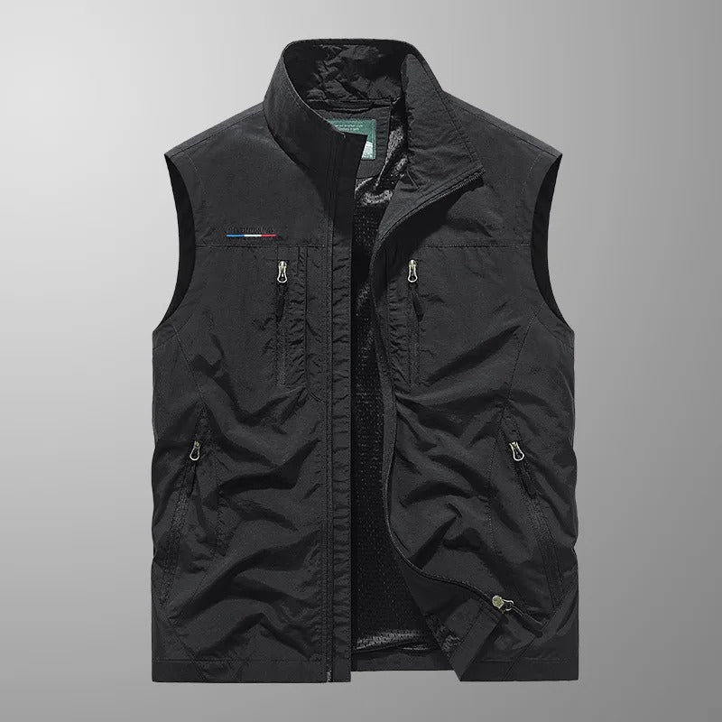 BRUNEL PARIS | Gilet de Charge Respirant avec Multiples Poches