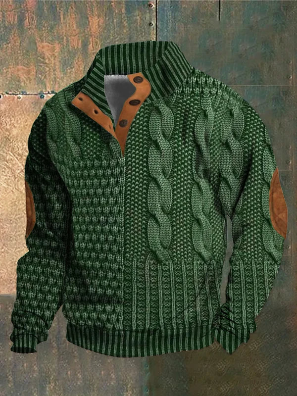 BRUNEL PARIS | PULLOVER CHAUD À MOTIF