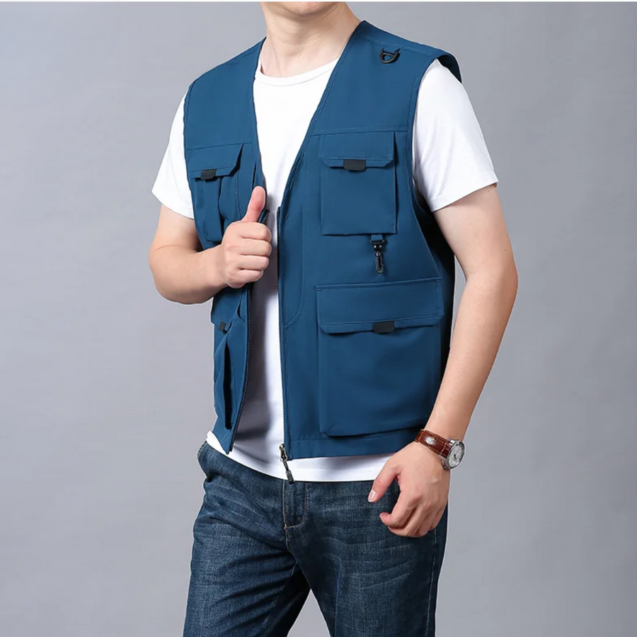 BRUNEL PARIS | Gilet cargo élégant et décontracté