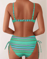 ENSEMBLE TANKINI IMPRIMÉ ETHNIQUE POUR FEMME