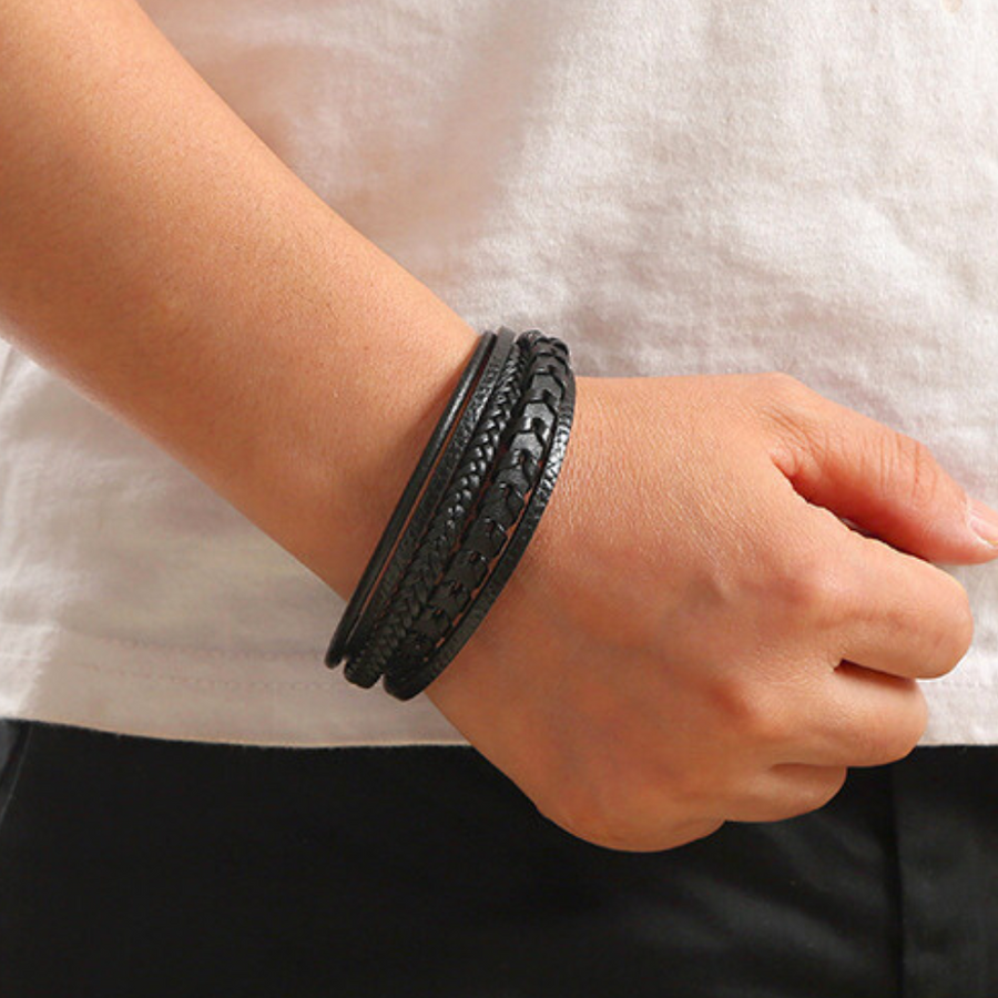 BRUNEL PARIS | BRACELET HOMME EN CUIR DE LUXE
