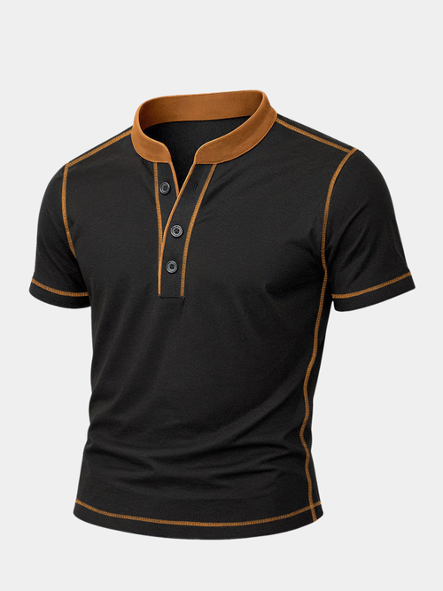 BRUNEL PARIS | CHEMISE HENLEY AVEC BORD EMBER