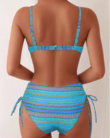ENSEMBLE TANKINI IMPRIMÉ ETHNIQUE POUR FEMME
