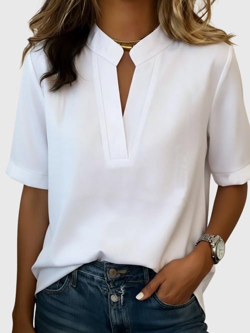 BRUNEL PARIS | Blouse Élégante à Col Raffiné