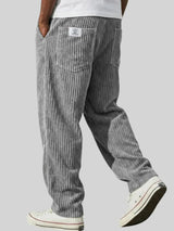 BRUNEL PARIS | Pantalon en velours côtelé à taille élastique pour homme