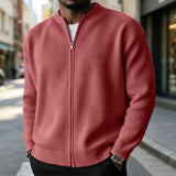BRUNEL PARIS | Veste Zippée en Velours Côtelé pour Homme — Rouge