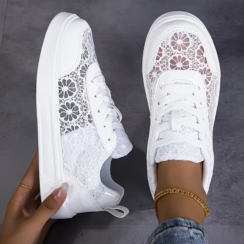 BRUNEL PARIS | Baskets en Dentelle Florale