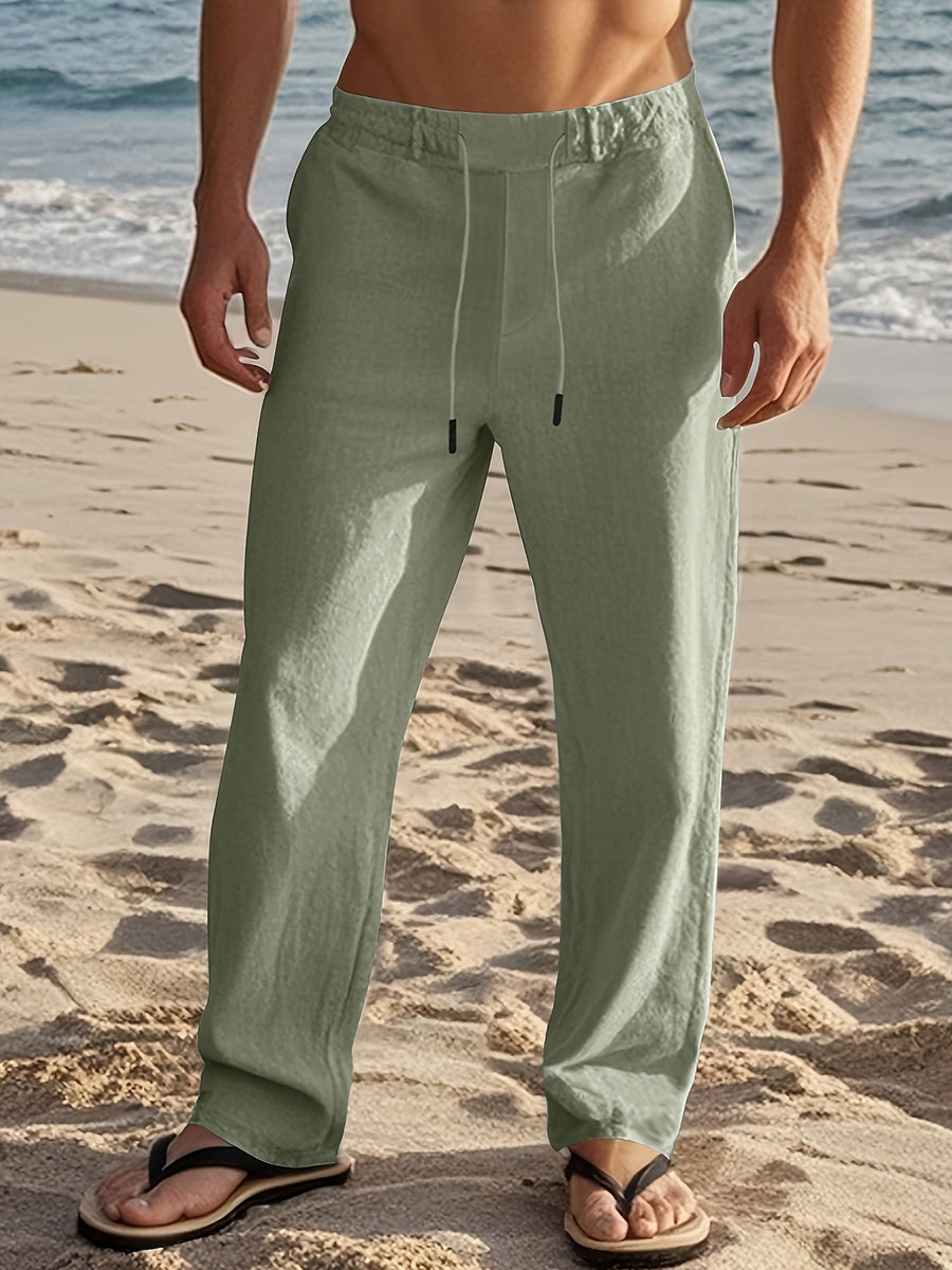 BRUNEL PARIS | PANTALON EN LIN POUR HOMMES