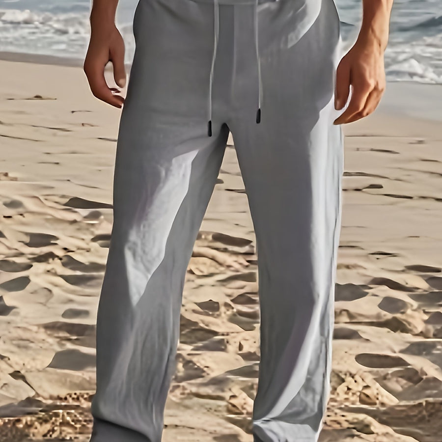 BRUNEL PARIS | PANTALON EN LIN POUR HOMMES